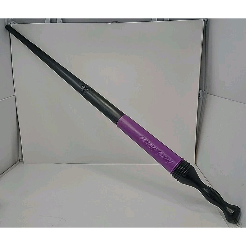 Vintage Kidpower Retractable Super Sword Toy Black/Purple 39" Long Made USA